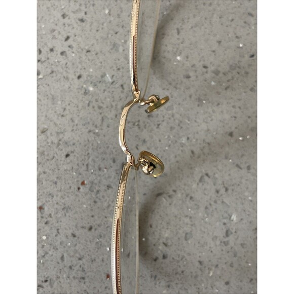 Liz Claiborne LC-81  JAD MAR Eyeglasses Frames Only Blue gold Full Rim 135 GEP - Picture 10 of 13